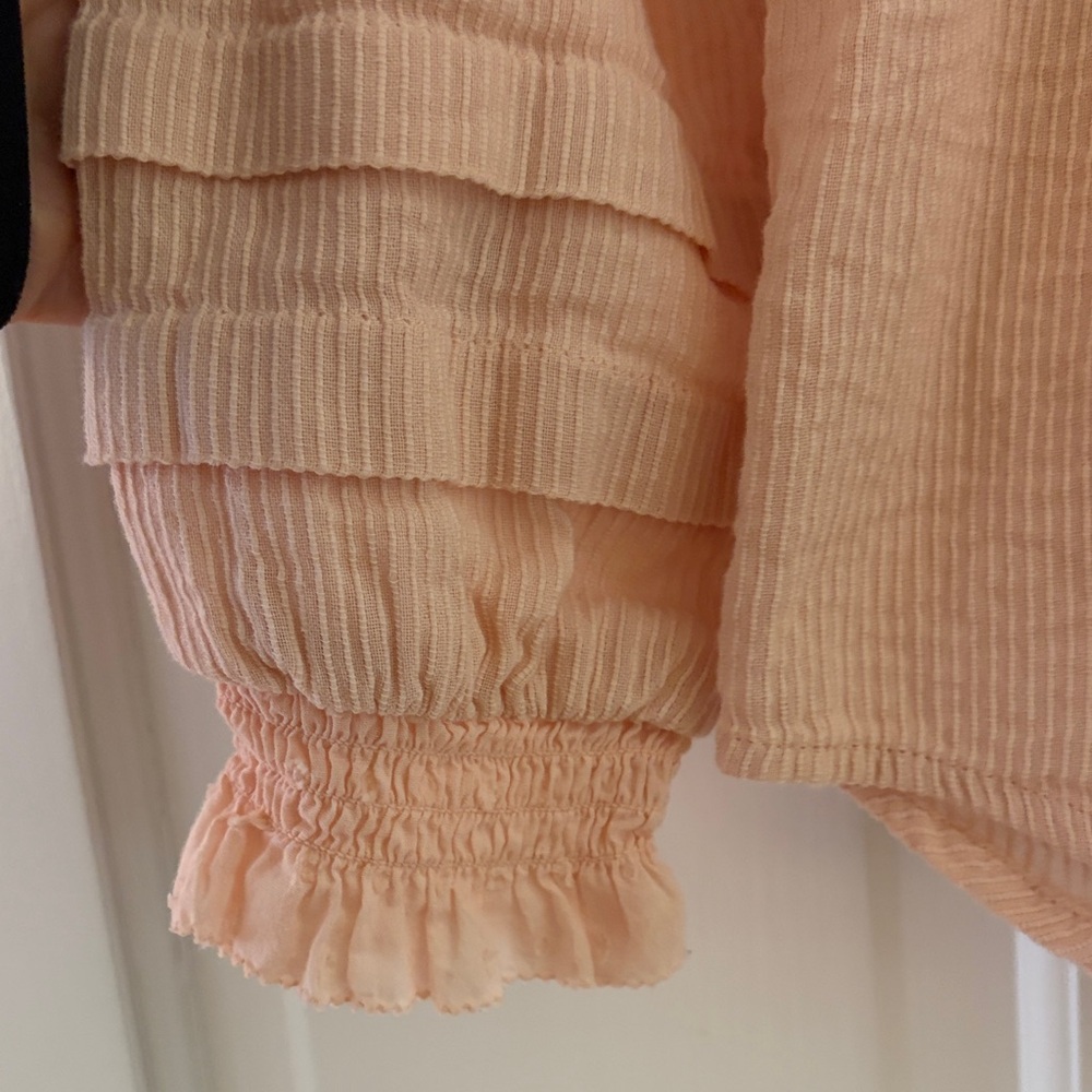 Quince Pink Ruffled Blouse - Picture 5 of 9